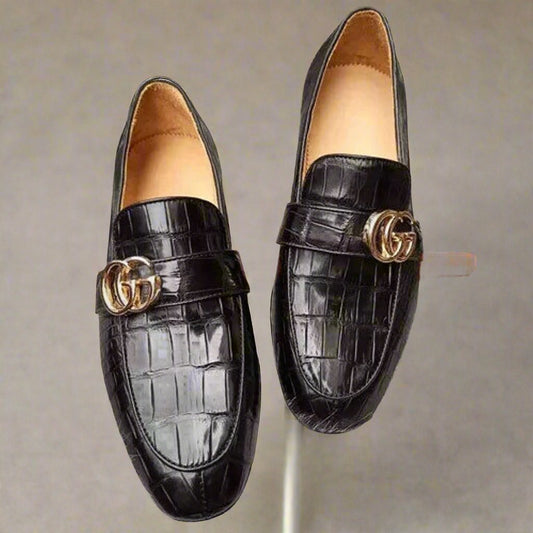 leather loafers