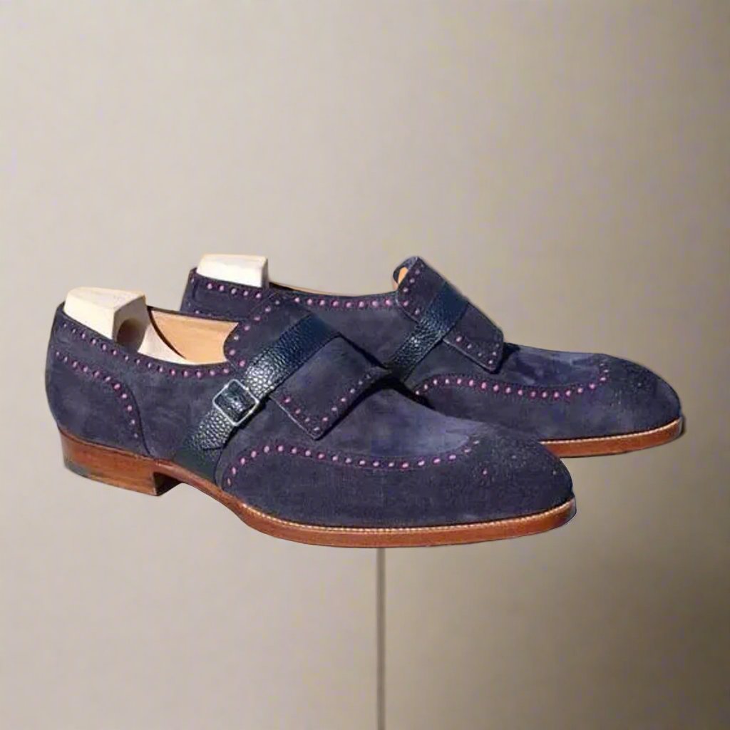 blue moccasins 