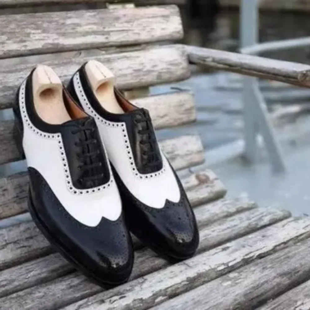 Two-Tone Oxford Shoes