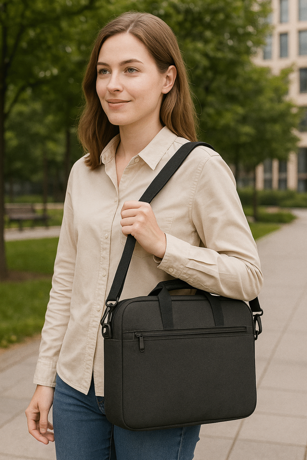 Sleek Unisex Laptop Bag - Image 7