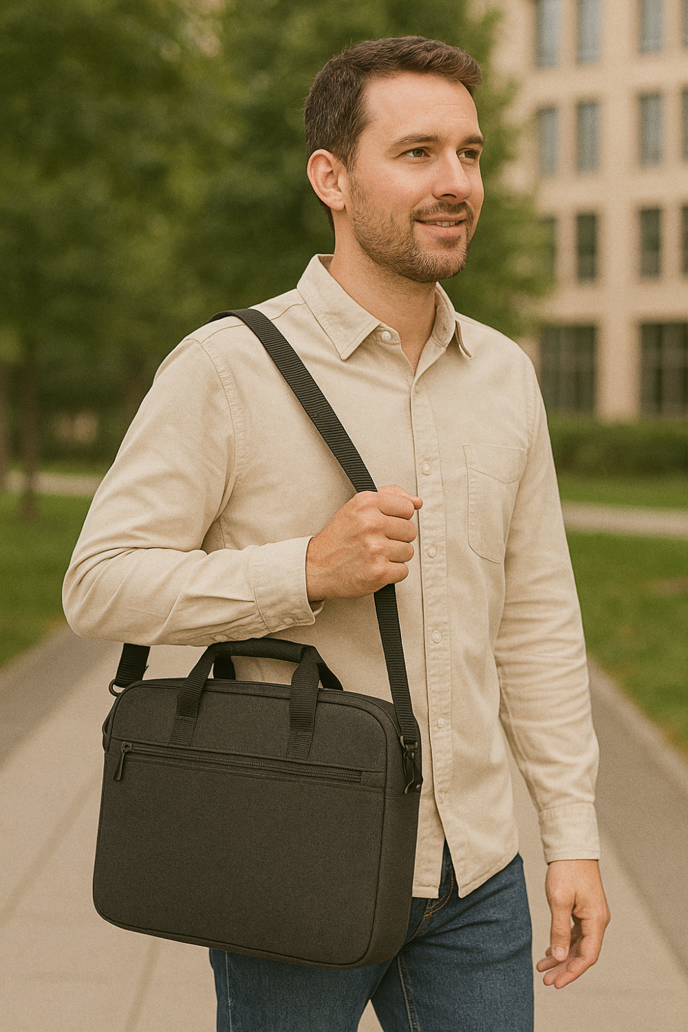 Sleek Unisex Laptop Bag - Image 4