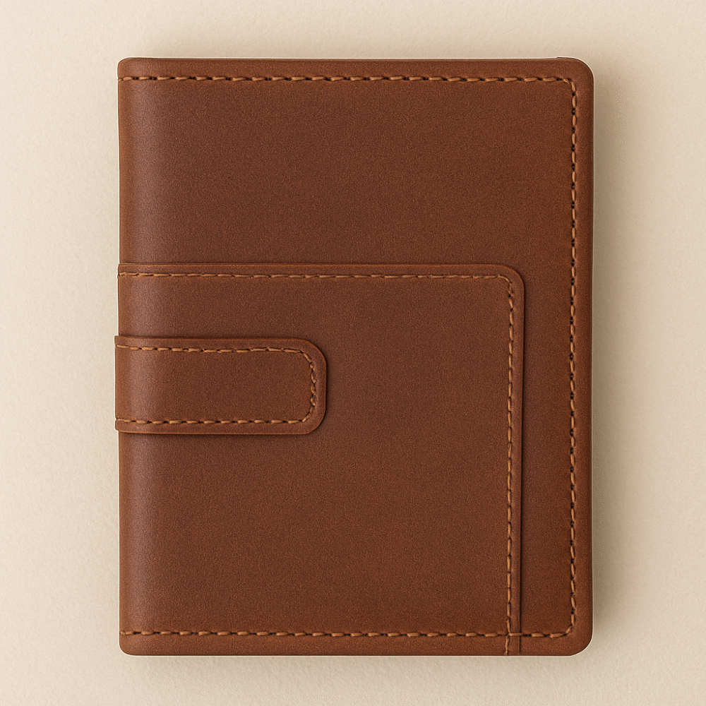 Brown Leather Bifold Wallet