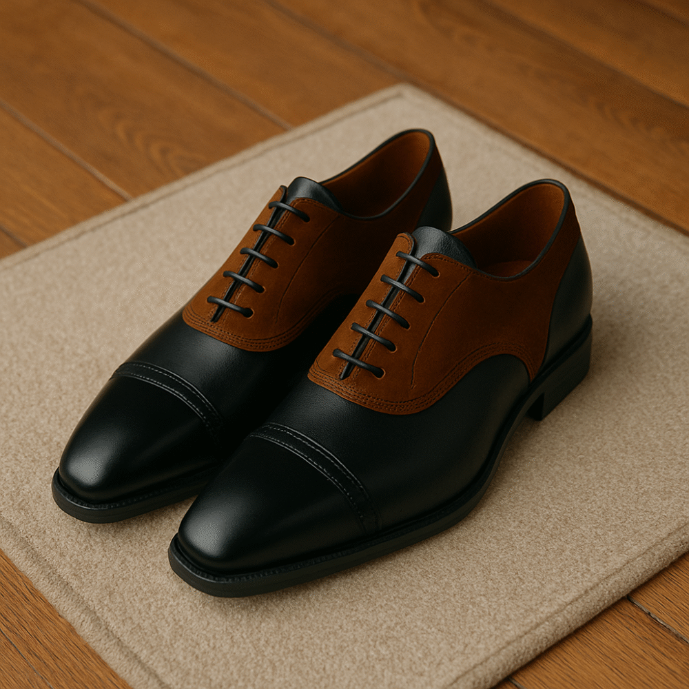 Two Tone Lace Up Formal Shoes