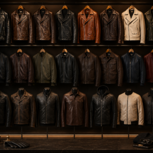 leather jackets bomber street wear men biker jacket